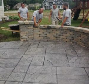 Trim and install work